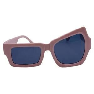 6148 | Pink Raised Brow Novelty Sunglasses